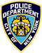 Police Department City of New York badge